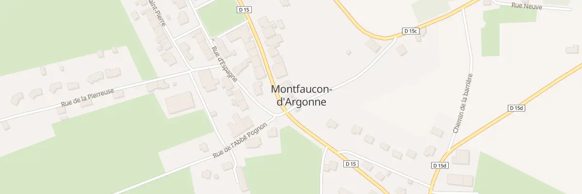 Plan du 24 Rue Raymond Poincare à Montfaucon-d’Argonne