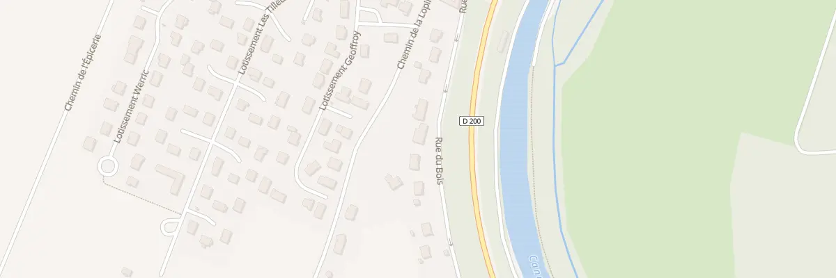 Plan du 24 Rue du Bois à Brethenay