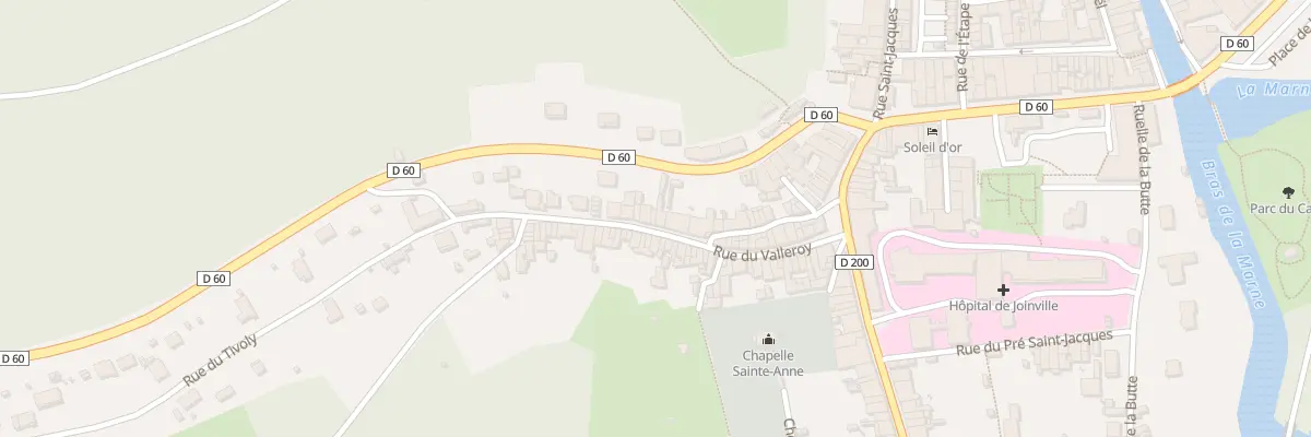 Plan du 26 Rue du Valleroy à Joinville