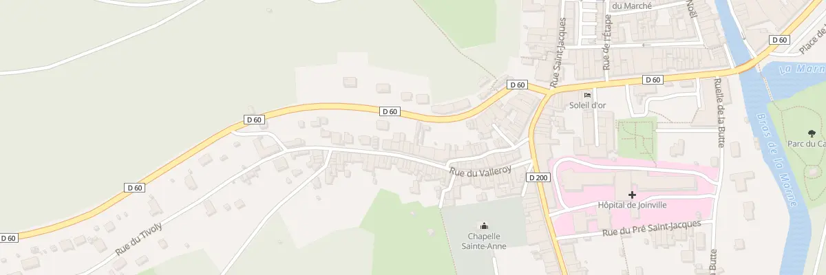 Plan du 28 Rue du Valleroy à Joinville
