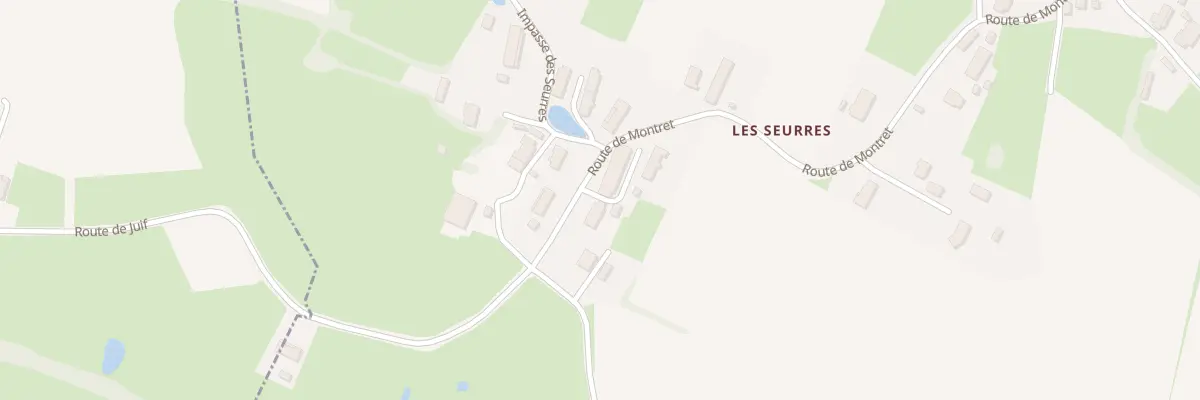 Plan du 2385 Rte de Montret à Juif