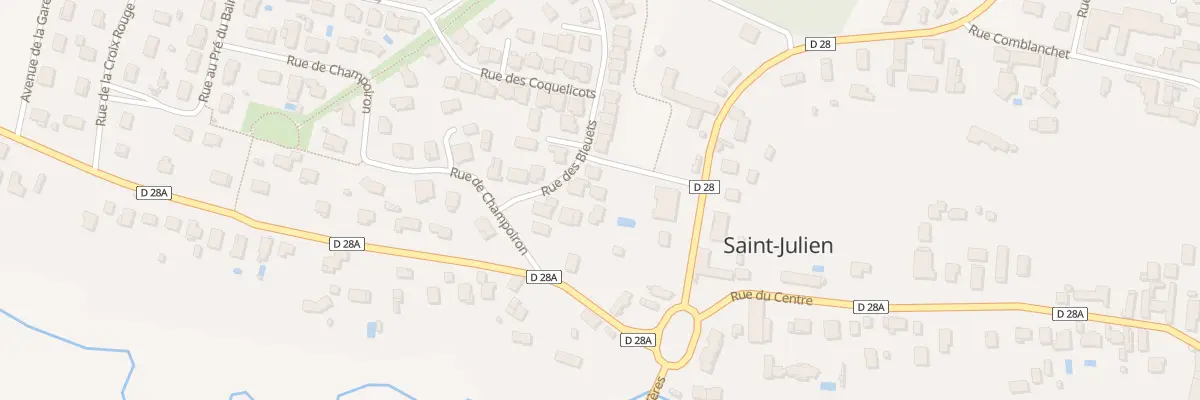 Plan du 8 Rue des Bleuets à Saint-Julien