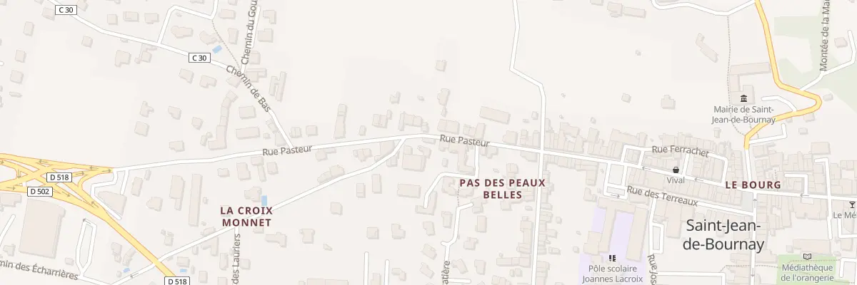 Plan du 19 Rue Pasteur à Saint-Jean-de-Bournay