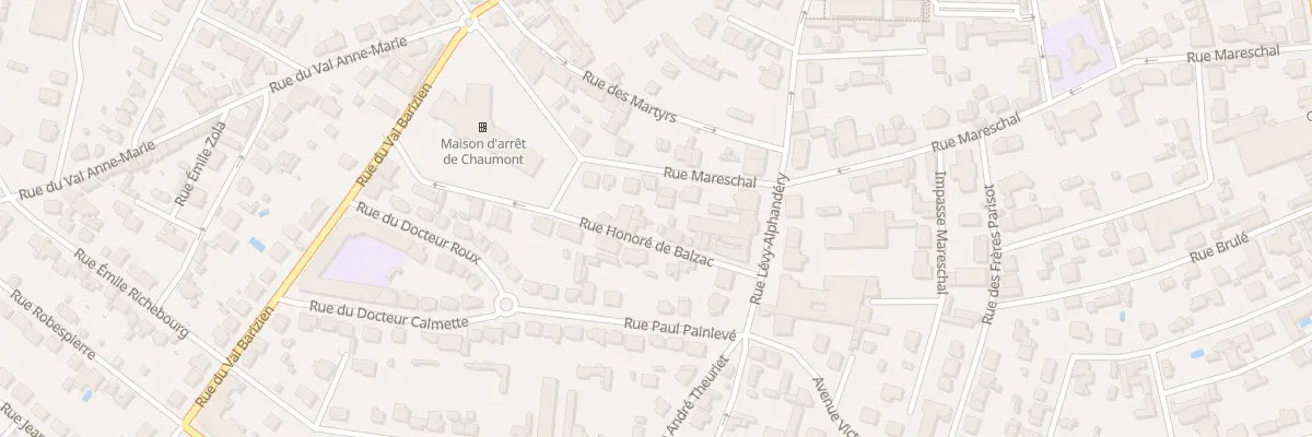 Plan du 35B Rue Mareschal à Chaumont