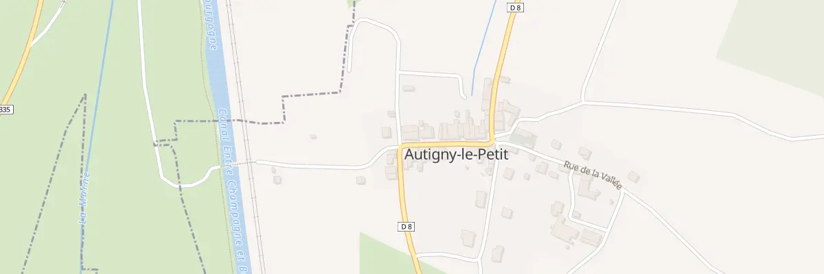 Plan du 3 Gr Rue à Autigny-le-Petit