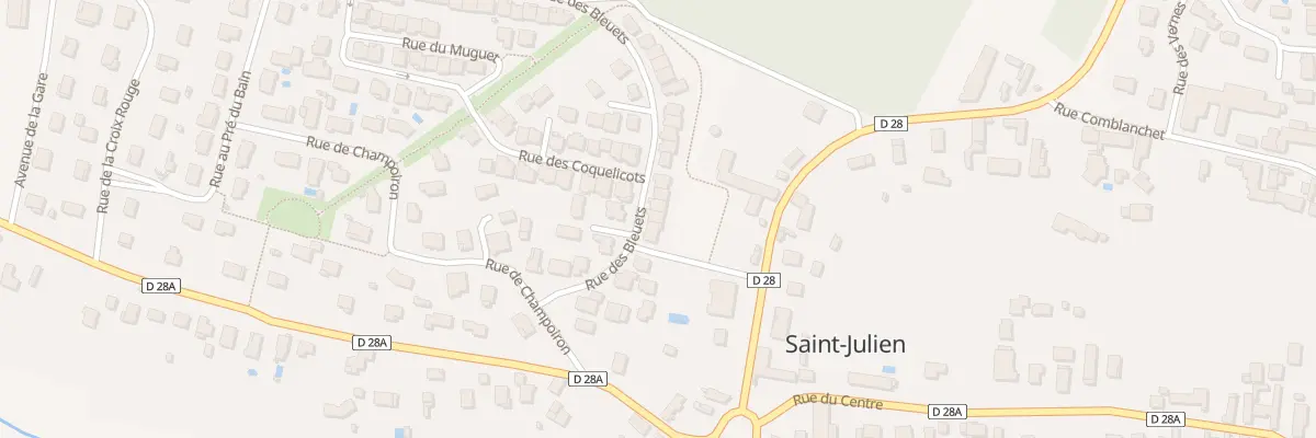 Plan du 16 Rue des Bleuets à Saint-Julien