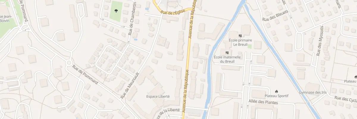 Plan du 28 Av de la République à Chevigny-Saint-Sauveur