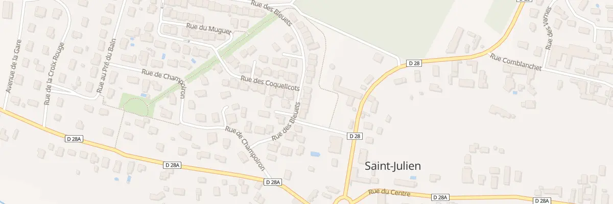 Plan du 18 Rue des Bleuets à Saint-Julien