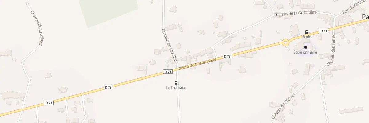 Plan du 1122 Rte de Beaurepaire à Pajay