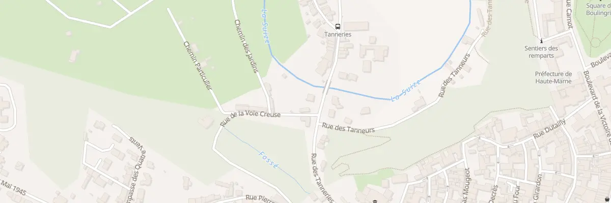 Plan du 39 Rue des Tanneries à Chaumont