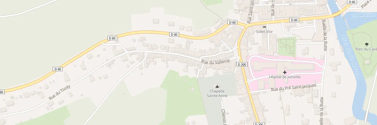 Plan du 47 Rue du Valleroy à Joinville