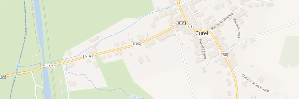 Plan du 23 Rue de la Gare à Curel