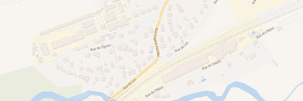 Plan du 1 Rue Eugène Pacotte à Marcilly-sur-Tille