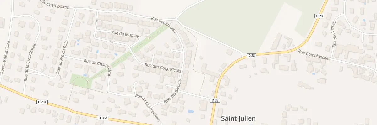 Plan du 26 Rue des Bleuets à Saint-Julien