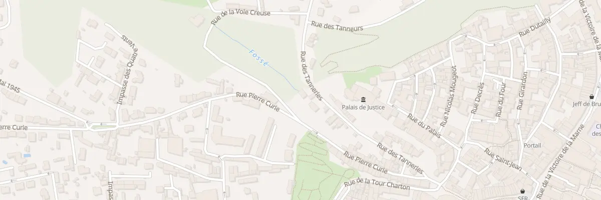Plan du 29 Rue des Tanneries à Chaumont