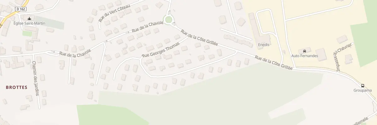 Plan du 19 Rue Georges Thomas à Chaumont