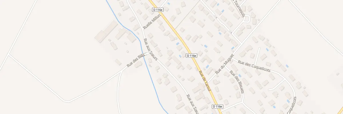 Plan du 14B Rue aux Soeurs à Izeure