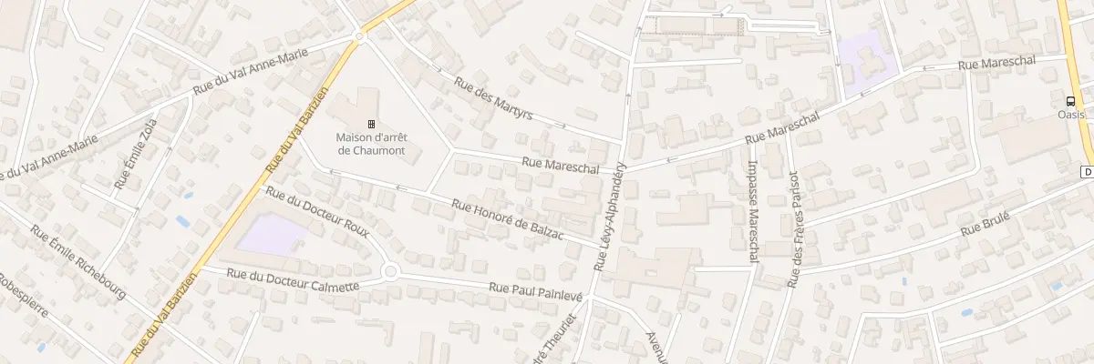 Plan du 35 Rue Mareschal à Chaumont
