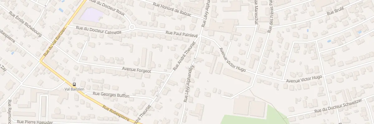 Plan du 1 Rue André Theuriet à Chaumont