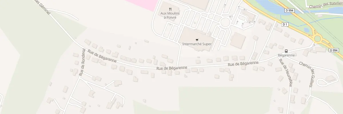 Plan du 23 Rue de Bégarenne à Fains-Véel
