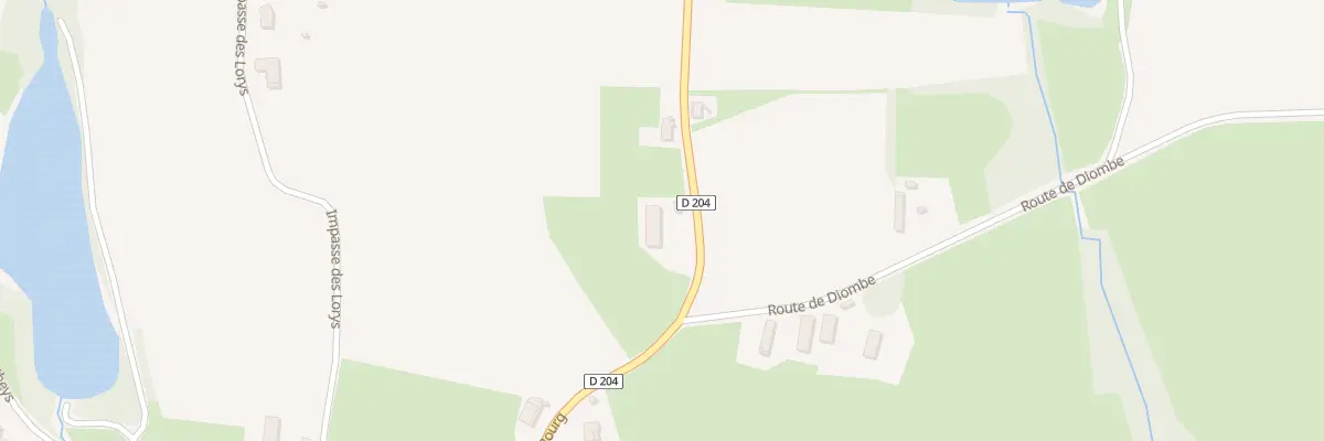 Plan du 1 Rte de Mervans à Diconne