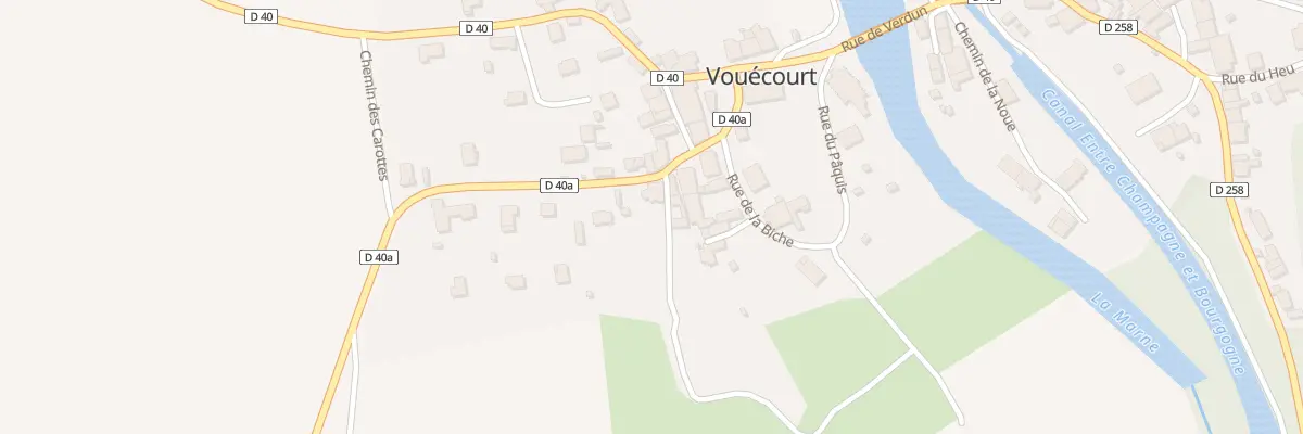 Plan du 5 Rue du Poncet à Vouécourt