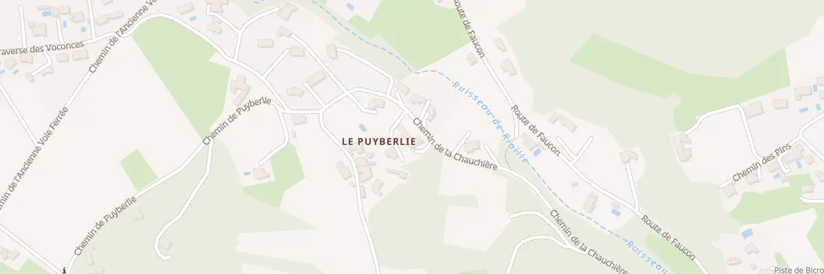 Plan du 5975F Le Puyberlie à Entrechaux