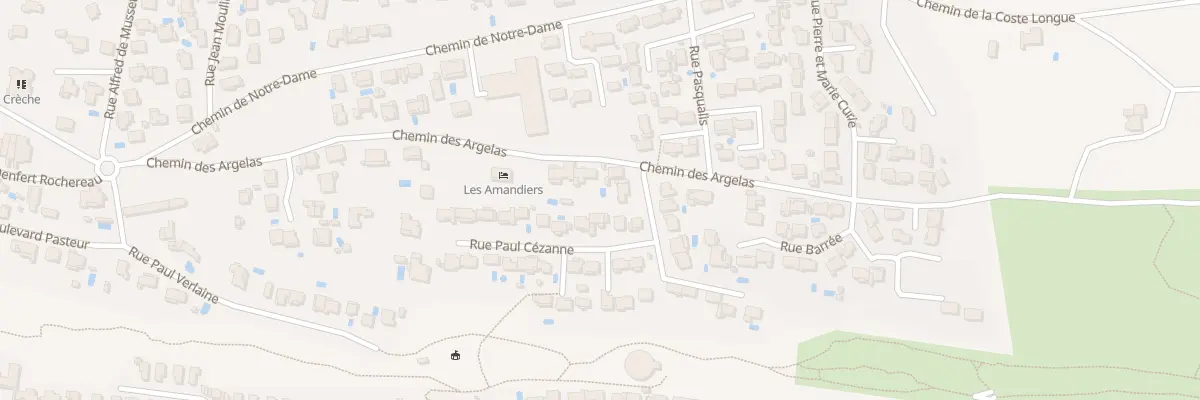 Plan du 378B Che des Argelas à Lançon-Provence