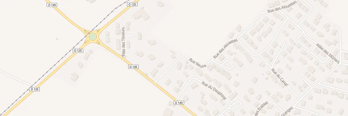 Plan du 95 Rue Neuve à Barbières