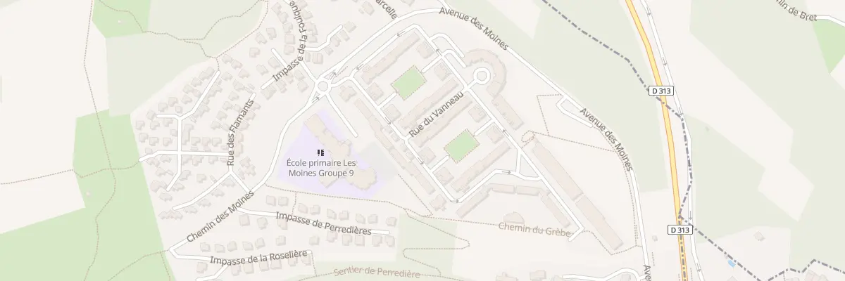 Plan du 33 Rue du Vanneau à Saint-Quentin-Fallavier