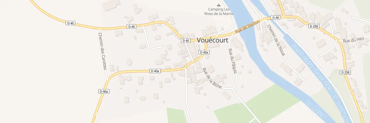 Plan du 4 Rue du Poncet à Vouécourt