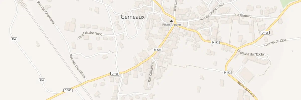 Plan du 14 Rue Jean Philippe Rameau à Gemeaux