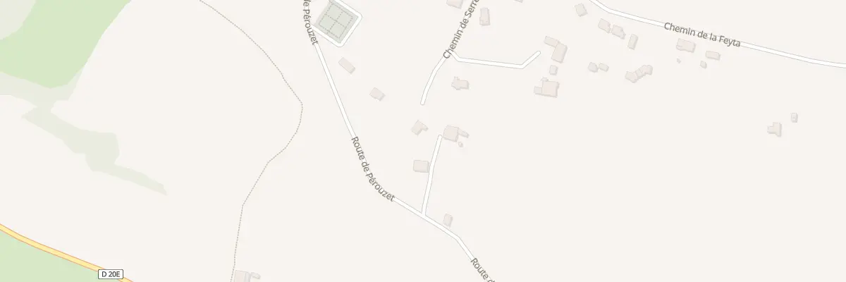 Plan du 130 Che du Serrein à Saint-Clair-sur-Galaure