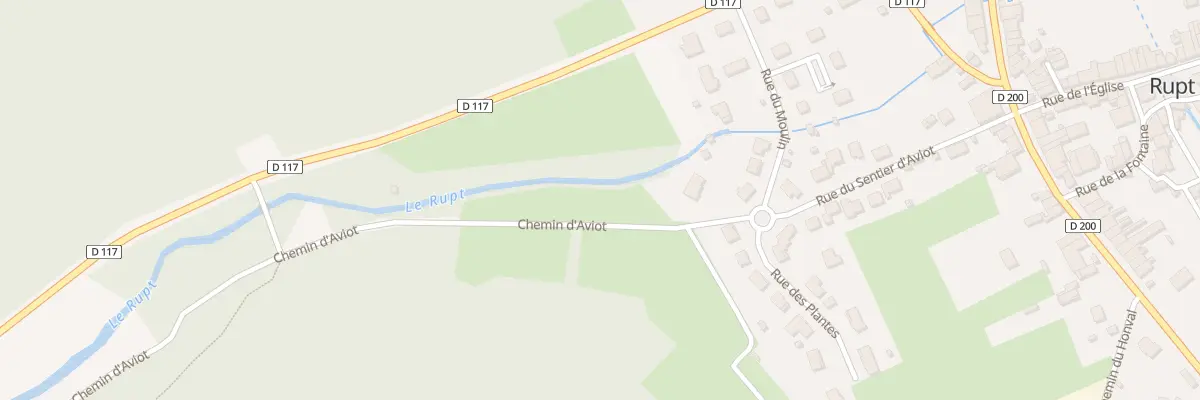 Plan du 14 Rue du Moulin à Rupt