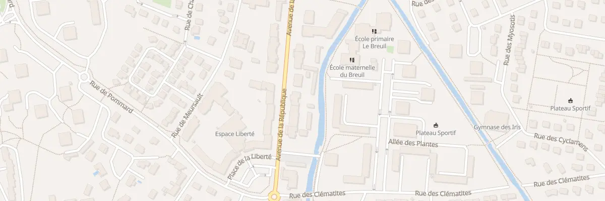 Plan du 29 Av de la République à Chevigny-Saint-Sauveur
