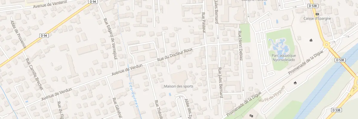 Plan du 19 Rue du Doc Roux à Nyons