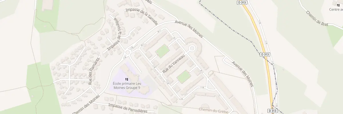 Plan du 51 Rue du Vanneau à Saint-Quentin-Fallavier