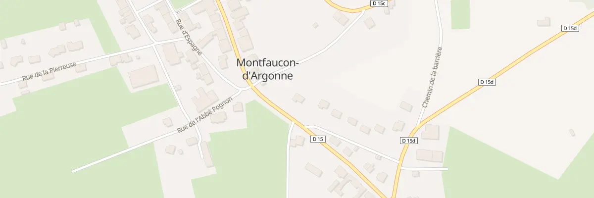 Plan du 14 Rue du Doc Lescuyer à Montfaucon-d’Argonne