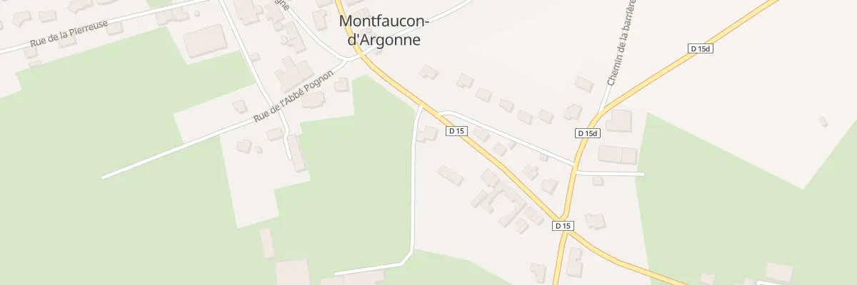 Plan du 17 Rue Raymond Poincare à Montfaucon-d’Argonne