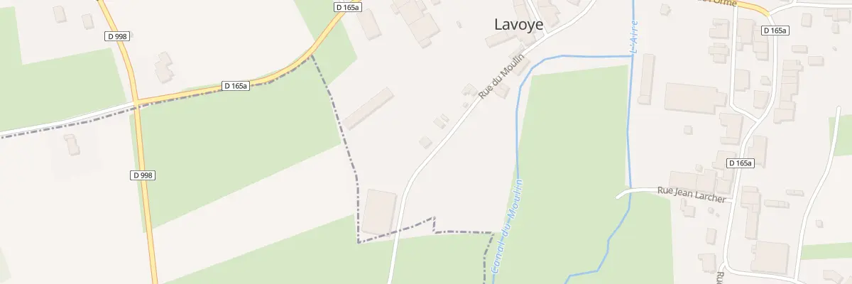 Plan du 6 Rue du Moulin à Lavoye