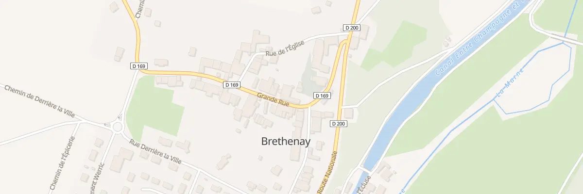 Plan du 6 Gr Grande Rue à Brethenay