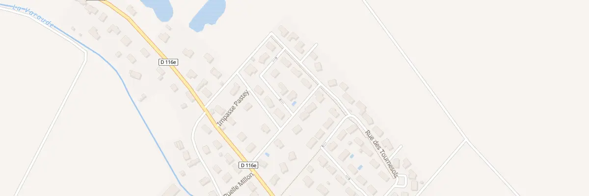Plan du 3 Rue des Violettes à Izeure
