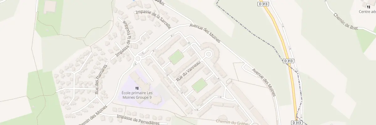 Plan du 50 Rue du Vanneau à Saint-Quentin-Fallavier