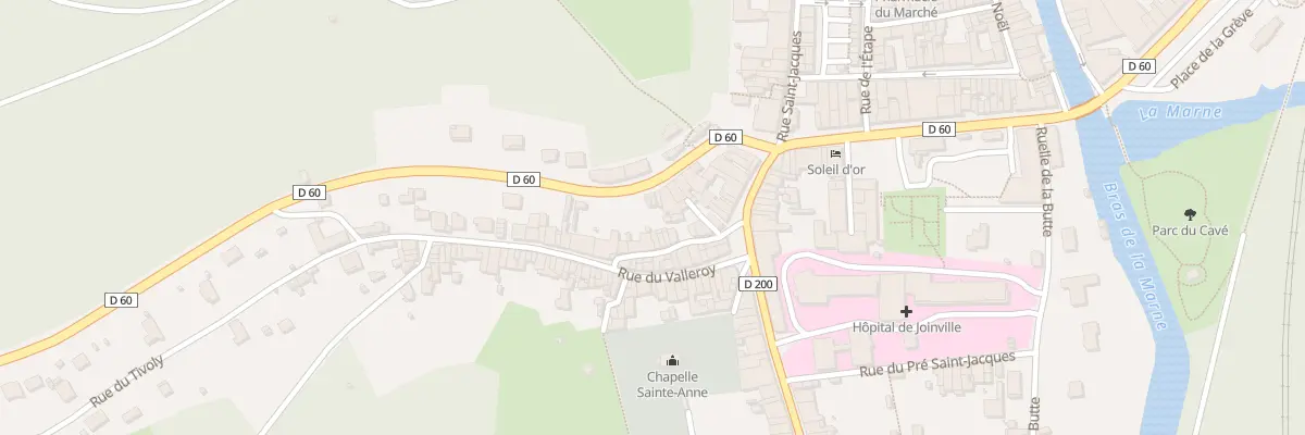 Plan du 18 Rue du Petit Valleroy à Joinville