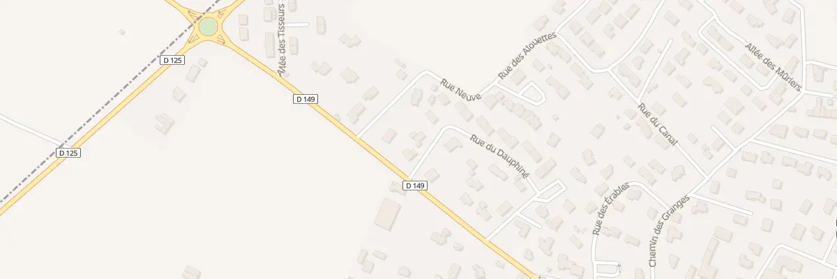 Plan du 35 Rue du Dauphiné à Barbières
