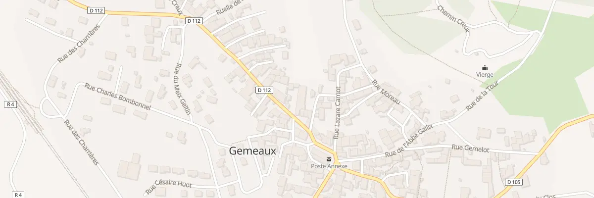 Plan du 6 Rue Montmeroux à Gemeaux