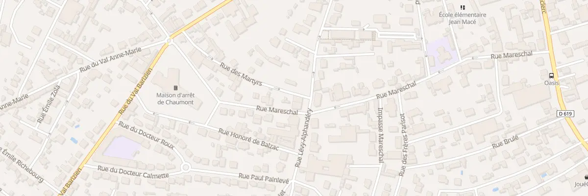 Plan du 38 Rue Lévy-Alphandéry à Chaumont