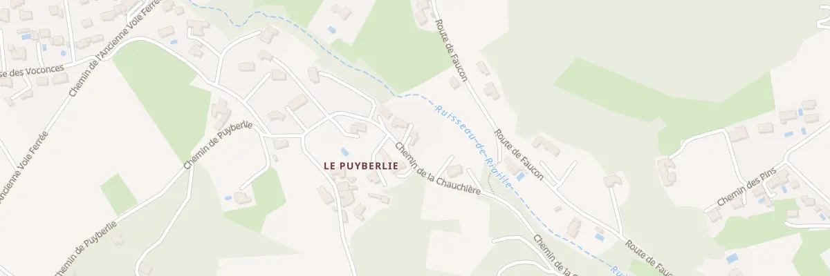 Plan du 592 Che de la Chauchiere à Entrechaux