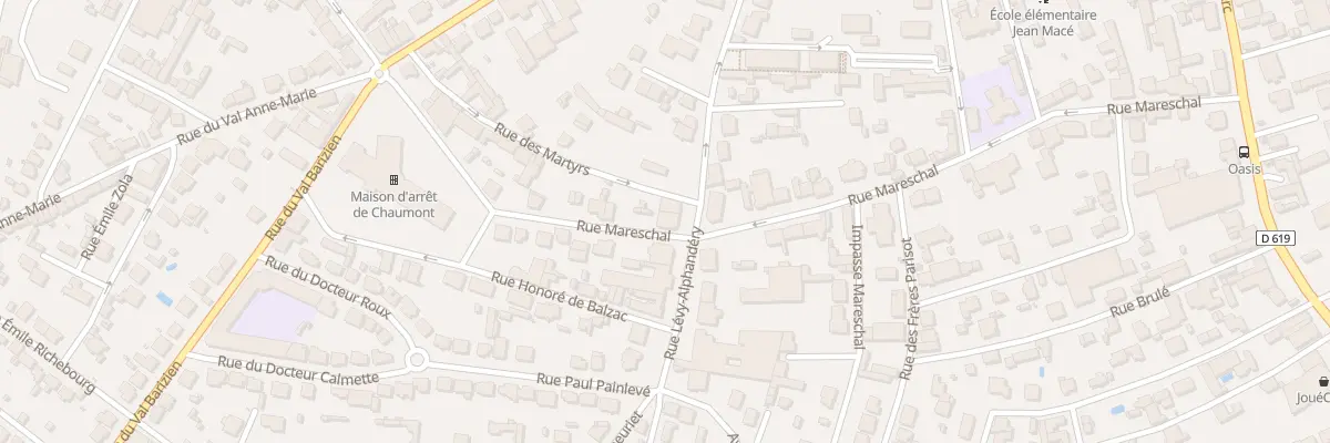 Plan du 40 Rue Lévy-Alphandéry à Chaumont