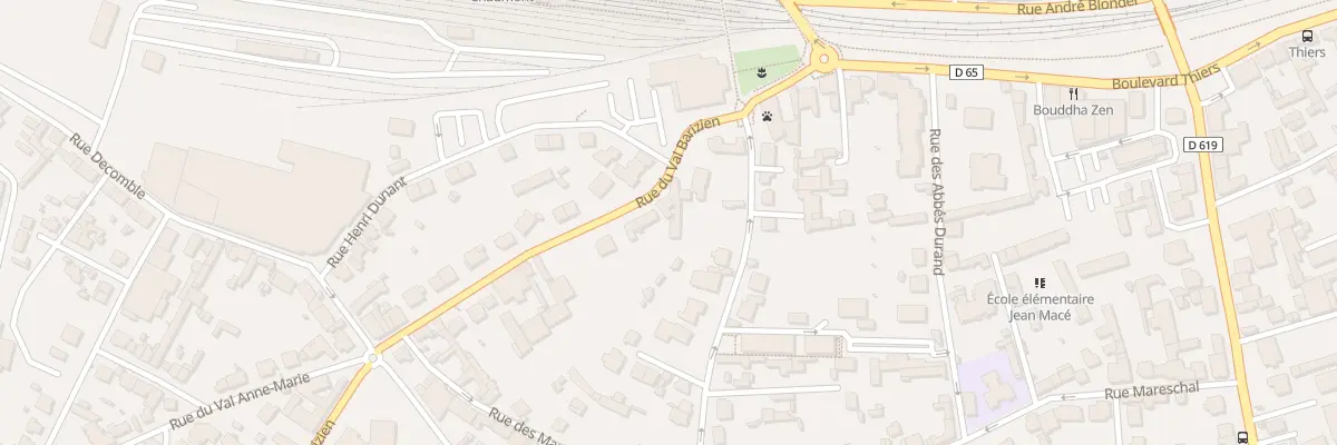 Plan du 3 Rue du Val Barizien à Chaumont